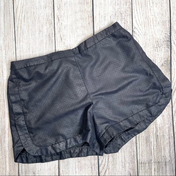 Zara Pants - Zara Basic Black Laser Cut Shorts with Pockets Size Small
